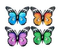 LWINGFLYER Metal Butterfly Wall Decor Butterfly Wall Art Decoration Butterflies Sculptures for Vibrant Garden Walls Patio Fences Balcony Accents Backyard Porch Decor Outdoor Living Enhancements