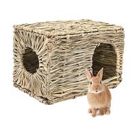 LWINGFLYER Rabbit Grass House Bunny Grass House Sleeping Chew Toys for Small Animal Bunny Hamster Chinchillas Guinea Pet Hay Bed (1PCS)