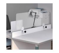 LWJSOCP Acrylic Desk Divider Privacy Panel for Office Cubicle Portable ClampOn Partition Screen for Classrooms and Libraries