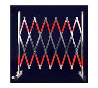 LWJSOCP Adjustable Retractable Traffic Barriers, Portable Mobile Safety Fences for Construction & Maintenance, Easy-to-Use Expandable Parking Guidance Rails.