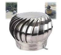 LWJSOCP Chimney Cap, Cap Roof Top Round Roof Vent, Stainless Steel Chimney Cap, Improves Indoor Air & Ventilation, Roof Rain Cap, For Houses Factory Attic Farm (Size : 350mm/14in)
