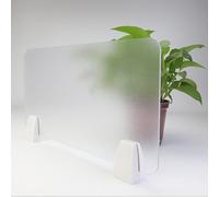 LWJSOCP Clamp On Acoustic Partition,Freestanding Desk Divider Noise Reducing,Frosted Desk Dividers,Multiple Uses,Which Is Smooth And Does Not Cut Hands,For Home Offices Libraries Classroom
