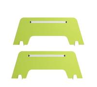 LWJSOCP Desk Privacy Divider, 2 Pcs Desk Privacy Panel, Desk Divider Desk Partition Noise Reducing Sound Proof Dividers With Support Feet For Classroom Room Table(Green,90x30cm)