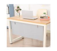 LWJSOCP Desk Privacy Divider, Desk Divider Sound Proof Dividers Privacy Shields For Under The Table Privacy Panels For Students And Office Divider(White,120X40cm)