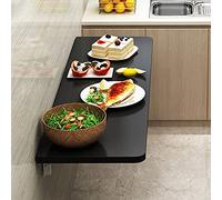 LWJSOCP Foldable Wall Mounted Desk Space Saving Floating Laptop Table Compact Workstation Drop Leaf Design Perfect for Home Office AFQVll Spaces & PC Setup