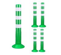 LWJSOCP Reflective Flexible Warning Posts75cm 2Pack for Park Garden & Street UseCommercial Safety Markers in Green Color Durable & Highly Visible