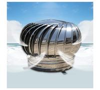 LWJSOCP Rotating Chimney Cowl Cap, Turbine Ventilator Stainless Steel, Roof Vents, Energy Saving for Houses Factory Attic Farm Rotating Chimney Cowl Cap with Claw Base,400mm