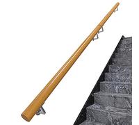 LWJSOCP Solid Wood Handrail Kit for Stairs 1 20ft Round Handrails for Villa Loft Interior Family Access Hallway Fence Easy Installation (7ft) (6ft) (11ft)