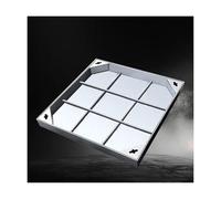 LWJSOCP Square Septic Tank Covers & Bases - Integrated Design for Commercial Use Walkways & Landscape Architecture (50x50x80 cm / 19.6x19.6x31 in)