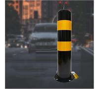 LWJSOCP Stainless Steel Safety Posts for Driveways, Removable Reflective Tape, Parking Bollards for Space Management & Crowd Control, Durable & Weather-Resistant