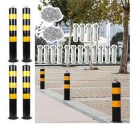 LWJSOCP ty Steel Safety Bollards 2039 Inch Parking Posts 4Pack Durable and Robust Ideal for Driveways and Commercial Areas VandalResistant Design