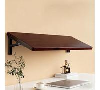 LWJSOCP Wall Mounted Folding Table Space Saving Workbench & Kitchen Shelf Versatile Collapsible Table for Laundry Room Garage Home Office & Kitchen (60x30cm)