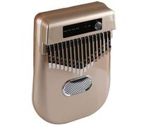 LWKBE Electronic Kalimba Thumb Piano 17 Keys - Kalimba/Piano/Guitar/Electric Guitar Four Mode Switching - Built-In Bluetooth Speaker - Accompaniment Function,Gold