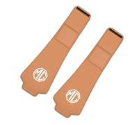 LWKJDHS 2 Pcs Car Headrest Cover for MG MG5 2011-2017, Seat Headrest Protector Soft Car Accessories,E-Orange