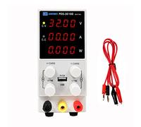 LWLONGWEI DC Power Supply Variable, Adjustable Switching Regulated Power Supply 30V 10A with Encoder Coarse & Fine Adjustments Knob, Beach Power Supply with USB 5V 2A Charge Interface