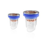 LWLWA 2 Pieces Shower Drain Smell Stopper, ABS Plastic Backflow Preventer, Drainage Valve, Drainage and Deodorization, Suitable for Balcony, Kitchen, Washing Machine Room