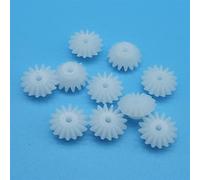 LWOMAN miter transmission 10pcs S162A Bevel Gear 0.5Module 16 Teeth Bevel Pinions 2mm Shaft Hole, Plastic Bevel Gear Toy Parts Accessories pinion mechanical