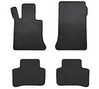 Lwope Car Floor Mats Custom Fit for Mercedes Benz GLK-Class 2010-2015 Black Rubber All Weather Protection Auto Floor Liners Heavy Duty Odorless