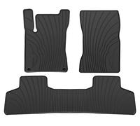 Lwope Car Floor Mats Custom Fit for Mercedez Benz GLB 2020-2021 Black Rubber All Weather Protection Auto Floor Liners Heavy Duty Odorless