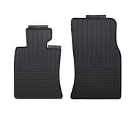 Lwope Car Floor Mats Custom Fit for Mini Cooper Mini Cooper Gen2 Hardtop R56, Clubman R55, Convertible R57 Black Rubber All Weather Protection Auto Floor Liners(Set of 2 Front Mats)