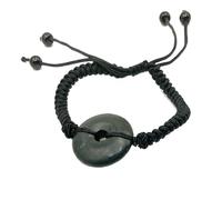 LWQCHW Natural Shungite Safety Button Carving Piece Buckle for Healing, Adjustable, Shungite, Shungite , Adjustable, Shungite , shungite