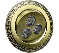 LwsCUiH Sturdy Concealed Embedded 3W LED Antique Spotlight European Style American Decoration Retro Ceiling Lamp Downlight(Neutral Light 4000k)