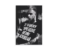 LWSCYMX BlackbearAlbum Covers Popular Music Singers Series Canvas Poster Wall Art Decorative Painting Bedroom Painting Posters08x12inch(20x30cm) Unframe-style