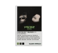 LWSCYMX Glass AnimalsAlbum Covers Popular Music Singers Series Canvas Poster Wall Art Decorative Painting Bedroom Painting Posters08x12inch(20x30cm) Unframe-style