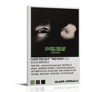 LWSCYMX Glass AnimalsAlbum Covers Popular Music Singers Series Canvas Poster Wall Art Decorative Painting Bedroom Painting Posters16x24inch(40x60cm) Frame-style