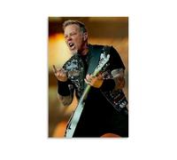 LWSCYMX James Hetfield Album Covers Popular Music Singers Series Canvas Poster Wall Art Decorative Painting Bedroom Painting Posters 24x36inch(60x90cm) Unframe-style