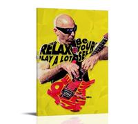 LWSCYMX Joe Satriani Album Covers Popular Music Singers Series Canvas Poster Wall Art Decorative Painting Bedroom Painting Posters 20x30inch(50x75cm) Frame-style