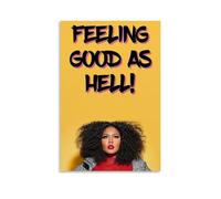 LWSCYMX LizzoAlbum Covers Popular Music Singers Series Canvas Poster Wall Art Decorative Painting Bedroom Painting Posters16x24inch(40x60cm) Unframe-style