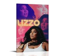 LWSCYMX LizzoAlbum Covers Popular Music Singers Series Canvas Poster Wall Art Decorative Painting Bedroom Painting Posters12x18inch(30x45cm) Frame-style