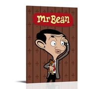 LWSCYMX Mr. Bean Classic Movies And TV Series Canvas Poster Wall Art Decorative Painting Bedroom Painting Posters16x24inch(40x60cm) Frame-style