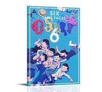 LWSCYMX Mr. Osomatsu Classic Anime Wonderful Anime Canvas Poster Wall Art Decorative Painting Bedroom Painting Posters20x30inch(50x75cm) Frame-style