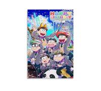 LWSCYMX Mr. Osomatsu Classic Anime Wonderful Anime Canvas Poster Wall Art Decorative Painting Bedroom Painting Posters08x12inch(20x30cm) Unframe-style