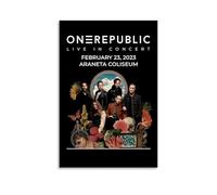 LWSCYMX OneRepublicAlbum Covers Popular Music Singers Series Canvas Poster Wall Art Decorative Painting Bedroom Painting Posters08x12inch(20x30cm) Unframe-style
