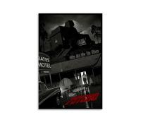 LWSCYMX Psycho Classic Movies And TV Series Canvas Poster Wall Art Decorative Painting Bedroom Painting Posters12x18inch(30x45cm) Unframe-style
