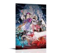LWSCYMX So I'm A Spider, So What Classic Anime Wonderful Anime Canvas Poster Wall Art Decorative Painting Bedroom Painting Posters20x30inch(50x75cm) Frame-style