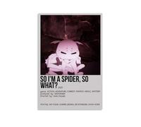 LWSCYMX So I'm A Spider, So What Classic Anime Wonderful Anime Canvas Poster Wall Art Decorative Painting Bedroom Painting Posters24x36inch(60x90cm) Unframe-style
