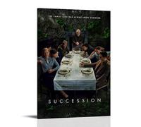 LWSCYMX Succession Classic Movies And TV Series Canvas Poster Wall Art Decorative Painting Bedroom Painting Posters12x18inch(30x45cm) Frame-style