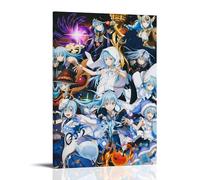 LWSCYMX That Time I Got Reincarnated As A Slime Classic Anime Wonderful Anime Canvas Poster Wall Art Decorative Painting Bedroom Painting Posters24x36inch(60x90cm) Frame-style
