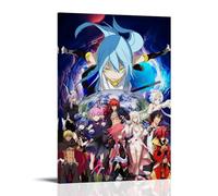 LWSCYMX That Time I Got Reincarnated As A Slime Classic Anime Wonderful Anime Canvas Poster Wall Art Decorative Painting Bedroom Painting Posters24x36inch(60x90cm) Frame-style