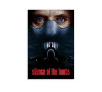 LWSCYMX The Silence of The Lambs Classic Movies And TV Series Canvas Poster Wall Art Decorative Painting Bedroom Painting Posters08x12inch(20x30cm) Unframe-style