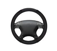 LWSEOPM Steering Wheel Covers for Maserati MC20, Breathable Anti-slip Protector,Full Wrap Grip Protection,Car Steering Wheel Covers,A-Black