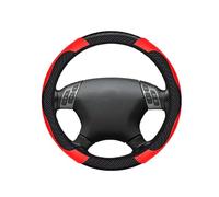LWSEOPM Steering Wheel Covers for Maserati MC20, Breathable Anti-slip Protector,Full Wrap Grip Protection,Car Steering Wheel Covers,B-Red