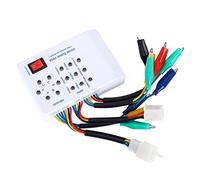 Lwuey Brushless Motor Controller Tester, E Bike Electromotor Coil Inner Hall Speed Brake Lever Handle Phase Angle Testing Scooter Detector Automobile Maintain Device Gadget Self Check Function