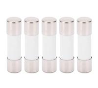Lwuey Solar PV Fuse 15a, Gpv Type Slow Blow Ceramic 10x38mm 1000v DC Photovoltaic System Inline Waterproof Short Circuit Breaking Protection Power Panel Cylindrical Fusible Link Replacement 5pcs