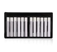 Lwuey White Oil Pastels 12pcs, Soft Pastel Pencil Art Crayons Blendable Drawing Sticks for Clouds Waves Sketching Graffiti Professional Artists Sketching Chalk Oil Painting Student Teacher Beginner