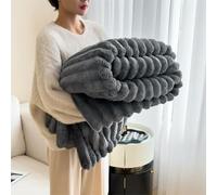 LWUWYIJN Sofa Rabbit Blanket - Fluffy, Comfortable, Warm Bed Blanket, Soft and Cute Single Cover, Suitable for Women and Girls